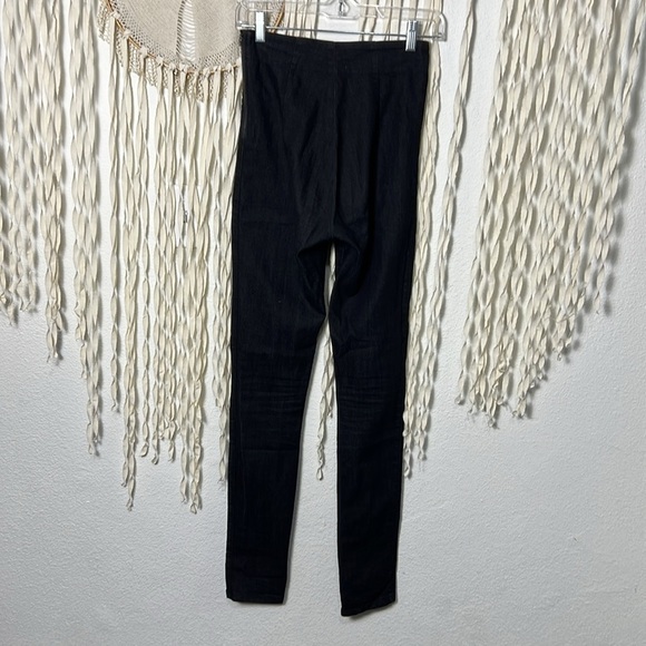 Prairie Underground Long Cigarette Pant in Black Denim Size XS - Picture 7 of 16